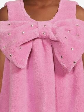 Pink Bow-Front Kids Dress Lola + The Boys
